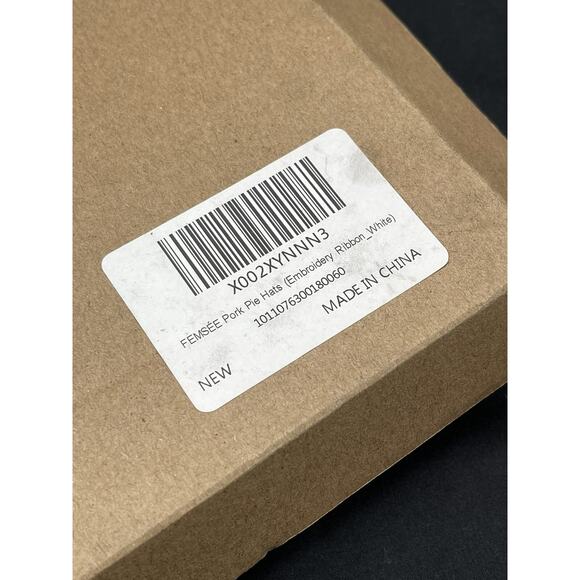 Femsee Wool Hat Sz Medium Cream Color Embroidery Band - Picture 16 of 16